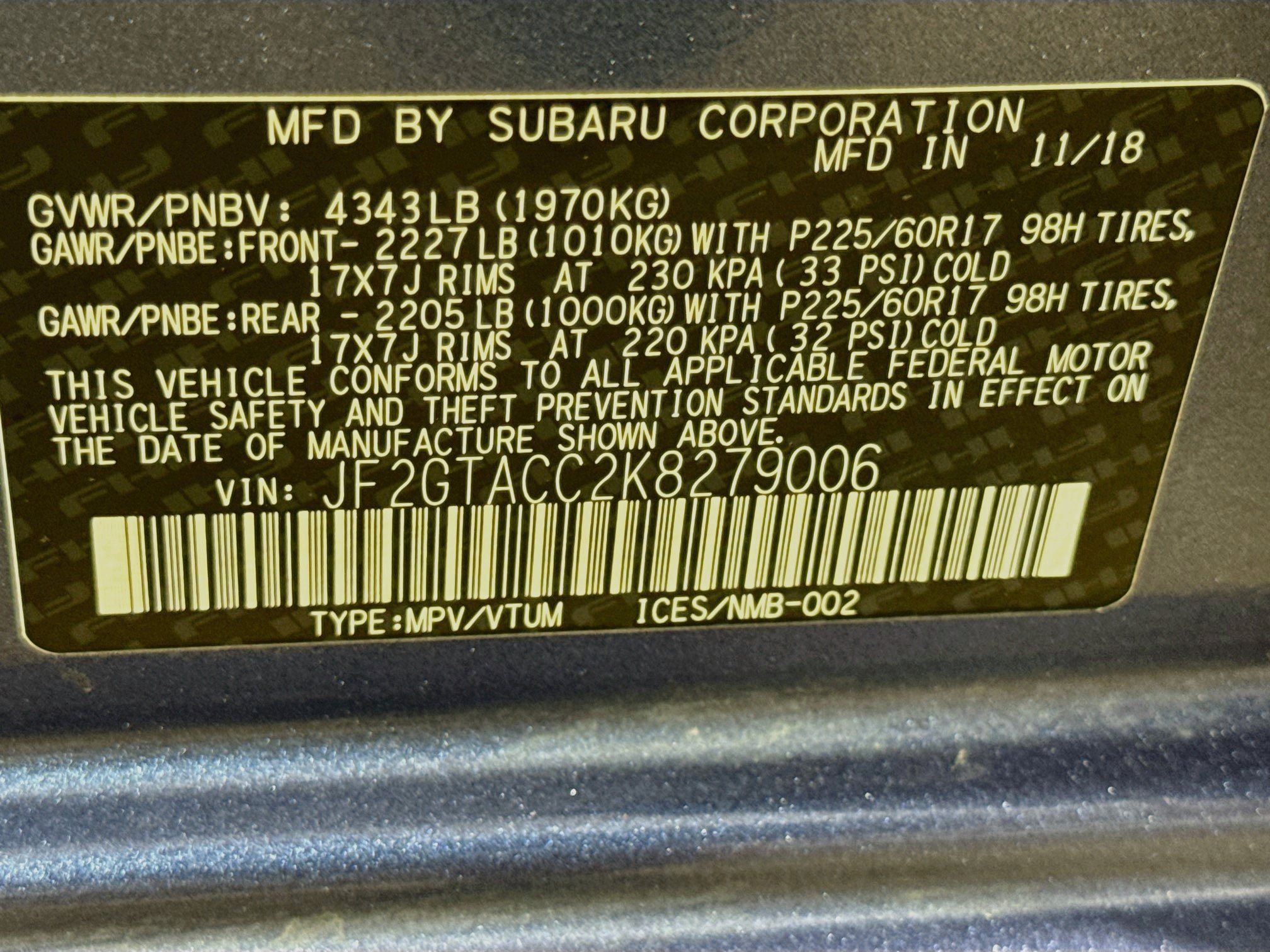 Used 2019 Subaru Crosstrek 2.0i Premium AWD/4WD image 30