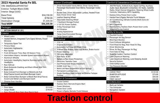 Used 2023 Hyundai Santa Fe SEL AWD/4WD image 26