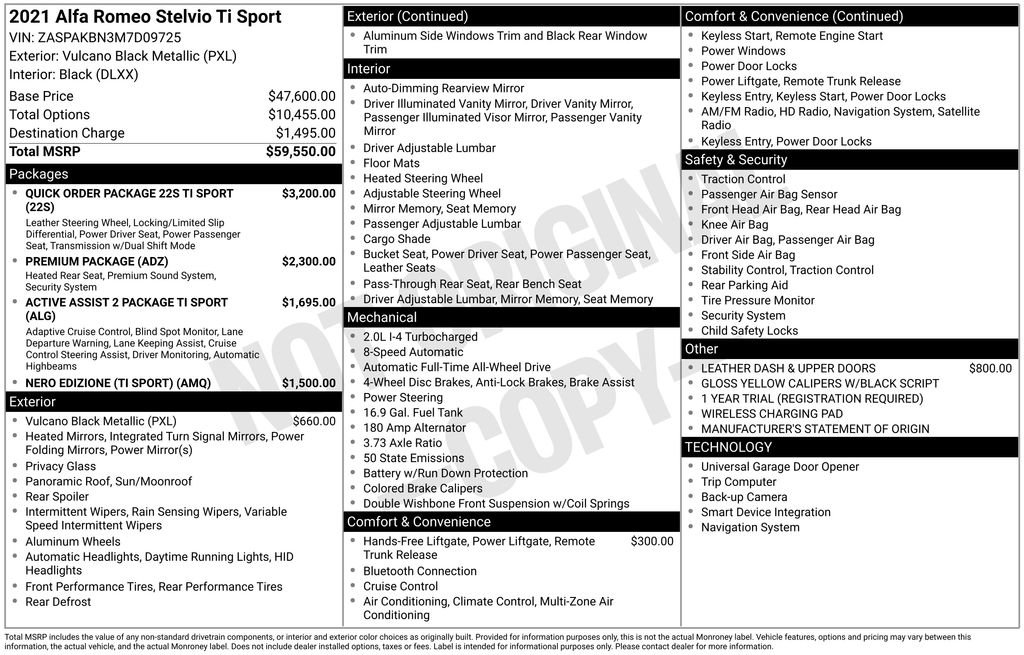 Used 2021 Alfa Romeo Stelvio Ti Sport image 11