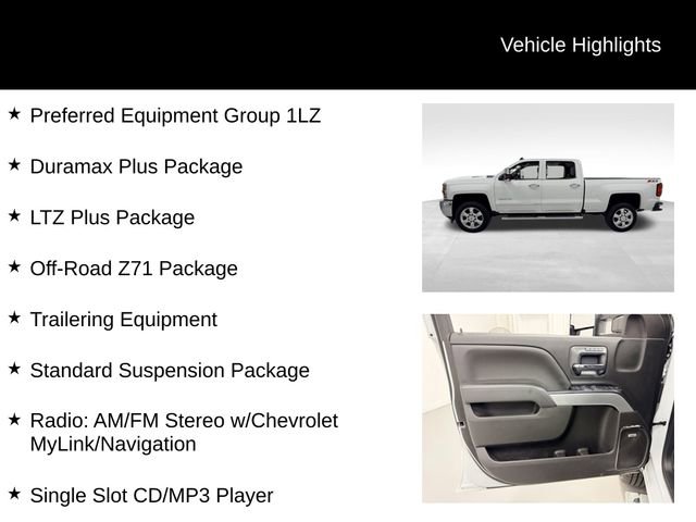 Certified 2018 Chevrolet Silverado 2500 LTZ w/ Duramax Plus Package AWD/4WD image 27