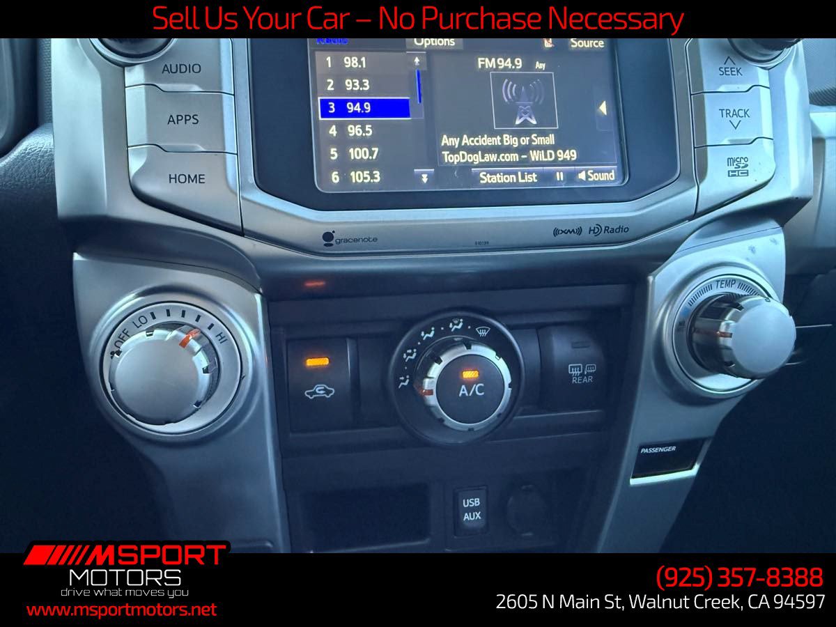Used 2018 Toyota 4Runner SR5 AWD/4WD image 16