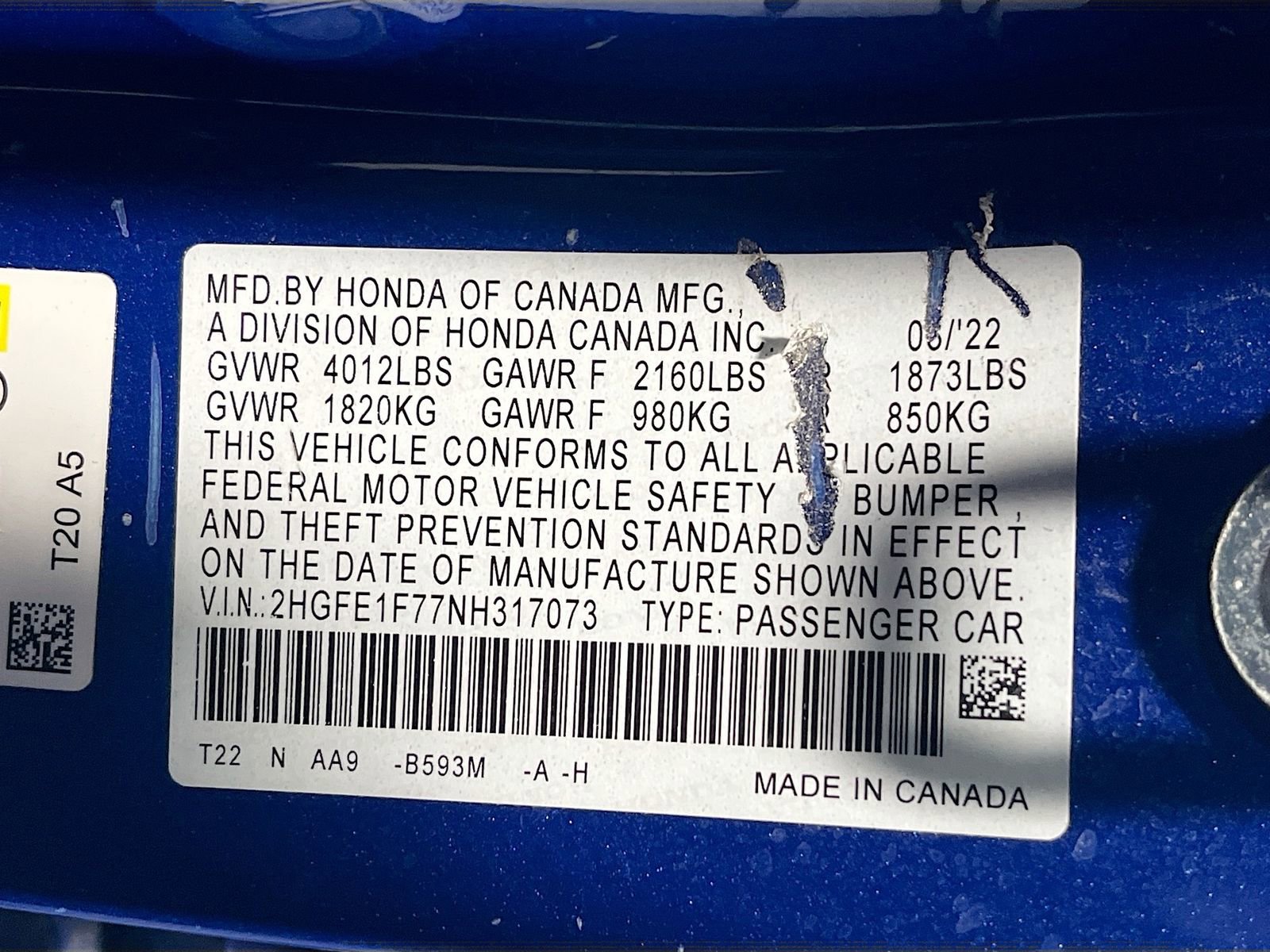 Used 2022 Honda Civic EX image 32