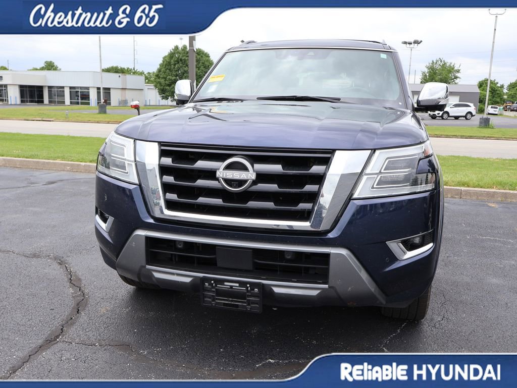 Used 2021 Nissan Armada Platinum w/ Captain's Chairs Package AWD/4WD image 8