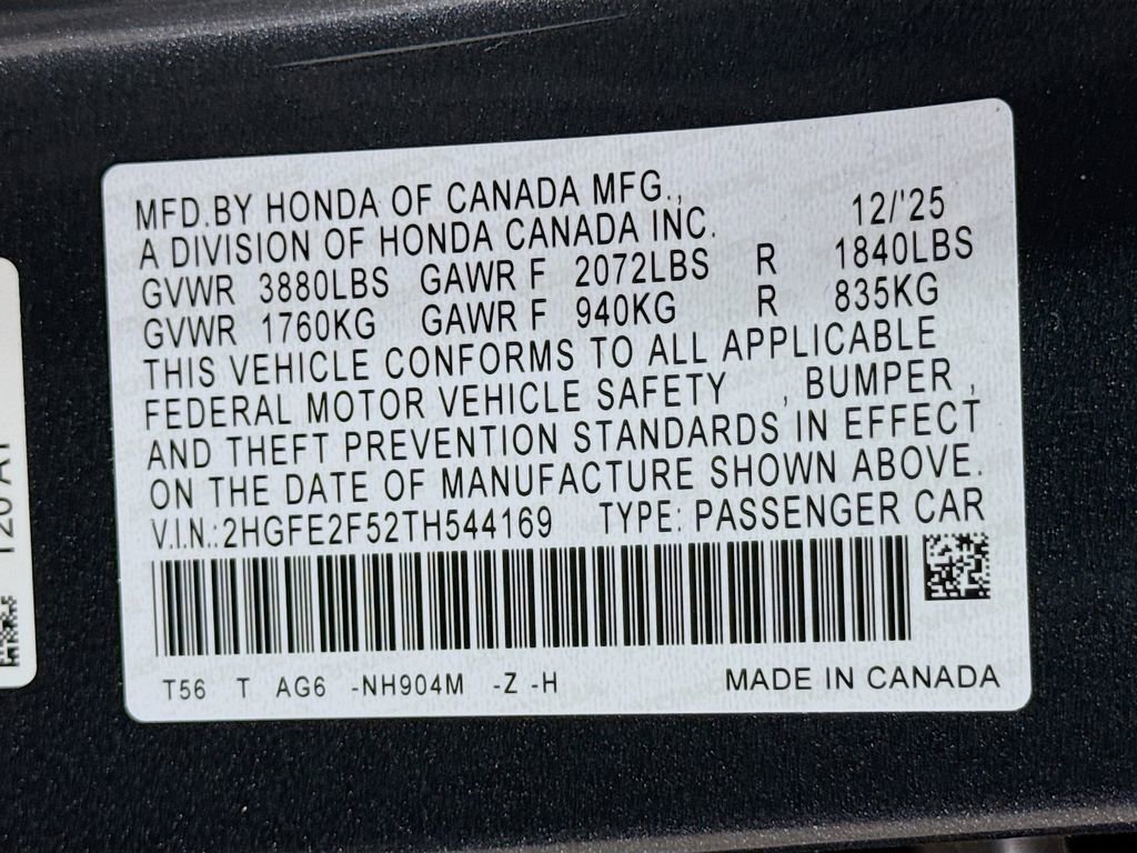 New 2026 Honda Civic Sport image 29