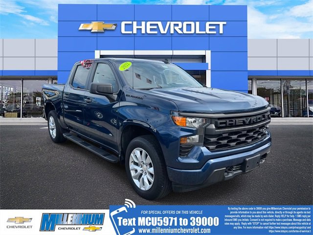 Used 2022 Chevrolet Silverado 1500 Custom w/ LPO, Dark Essentials Package