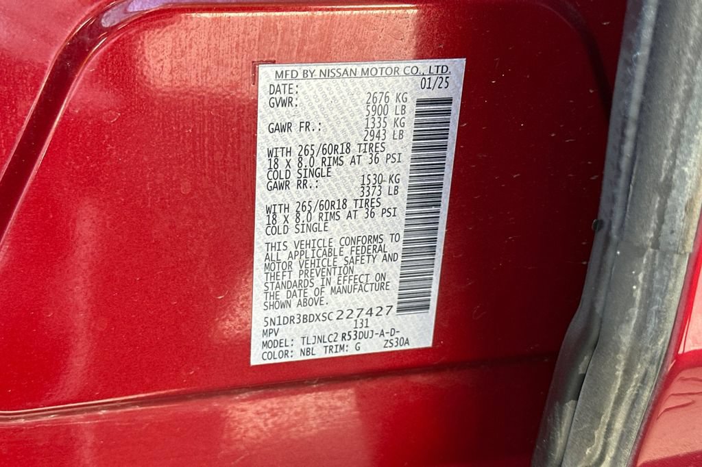 Used 2025 Nissan Pathfinder Rock Creek AWD/4WD image 30