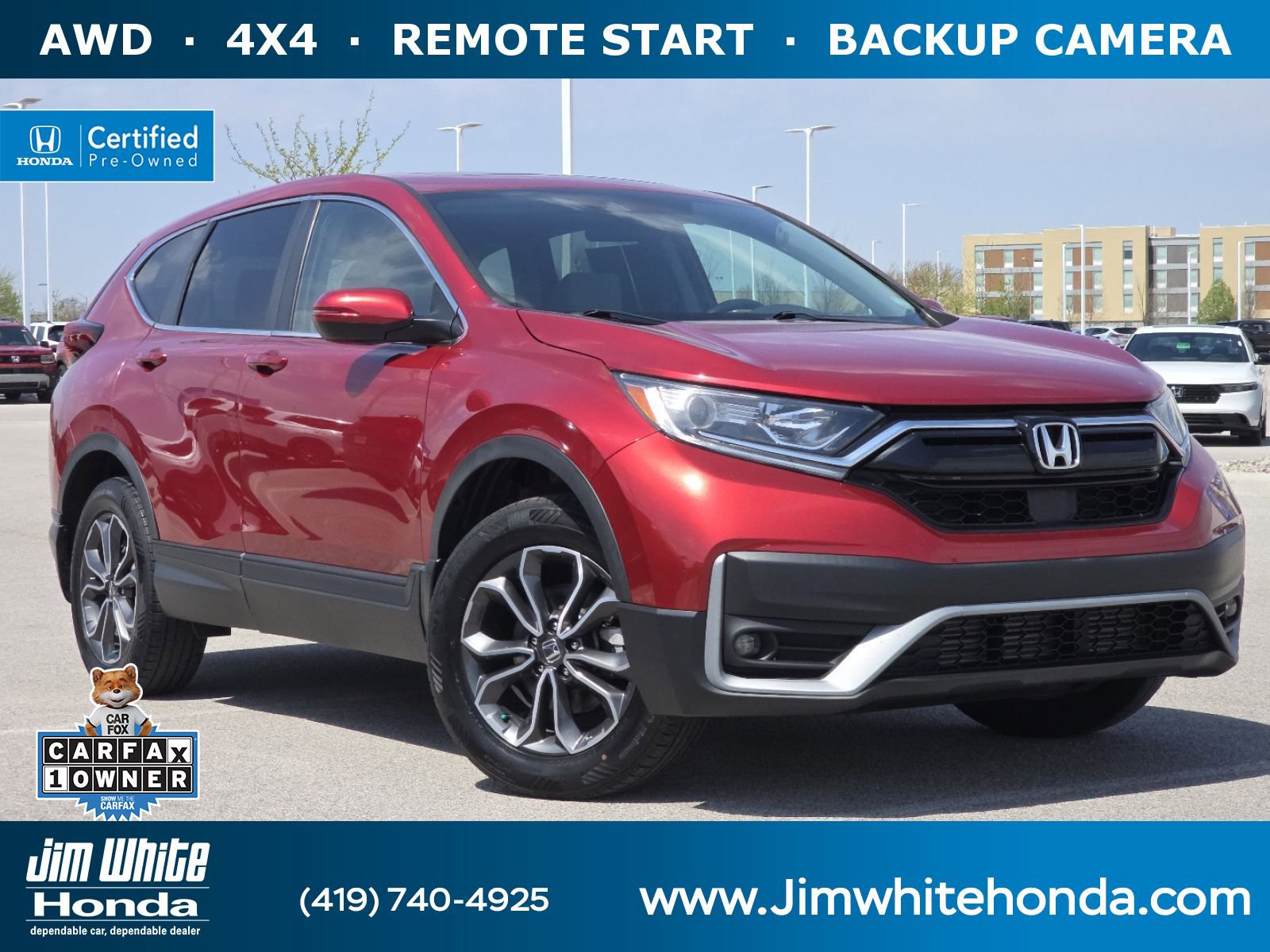 Certified 2021 Honda CR-V EX video 1