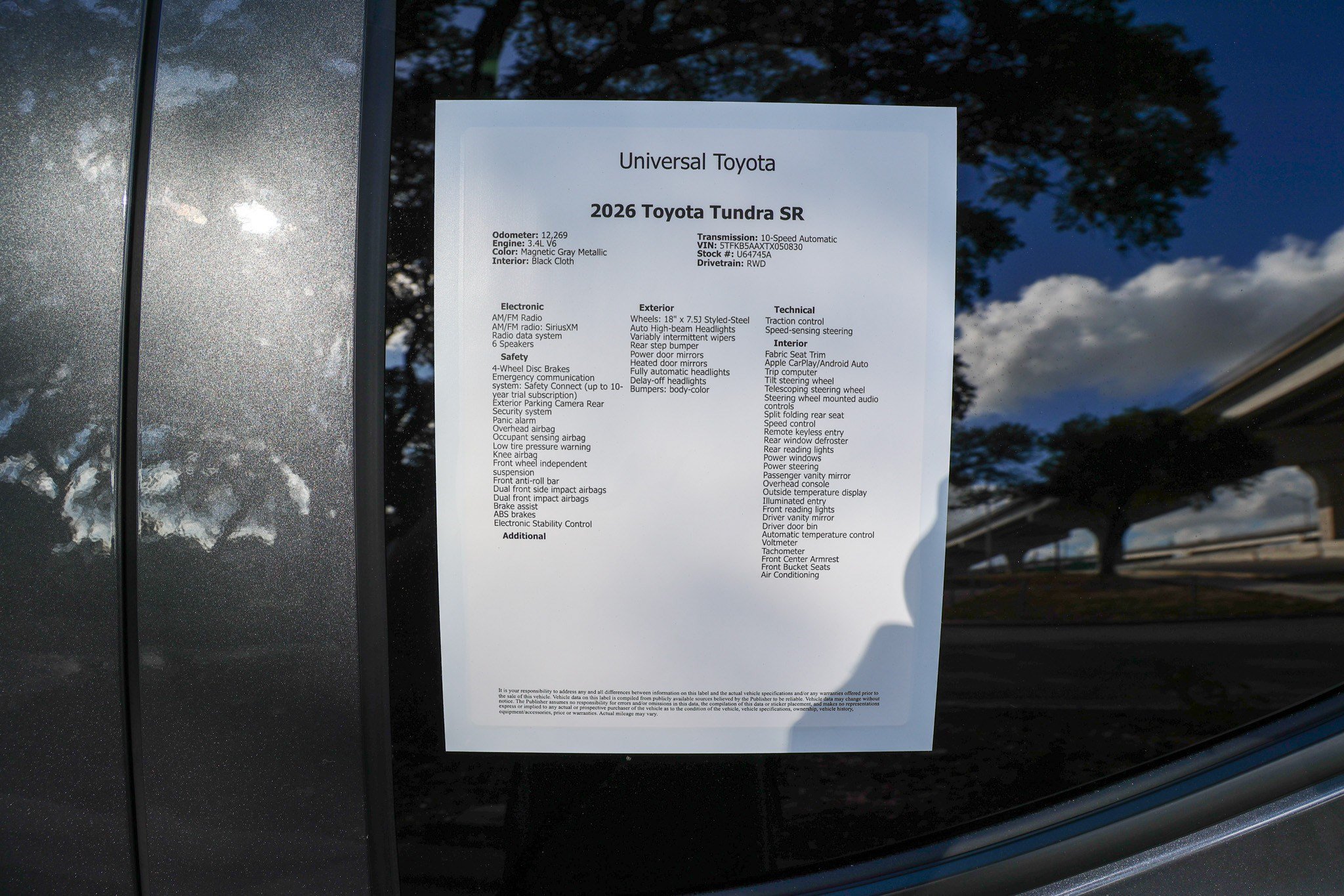 Used 2026 Toyota Tundra SR RWD image 43