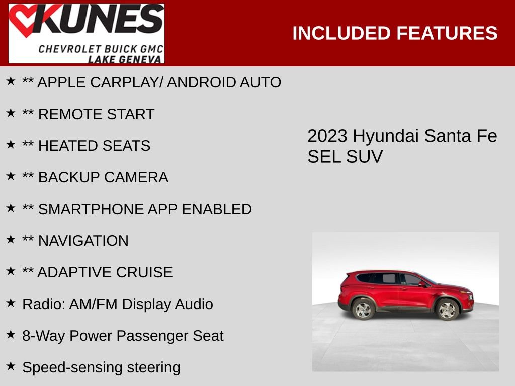 Used 2023 Hyundai Santa Fe SEL image 2