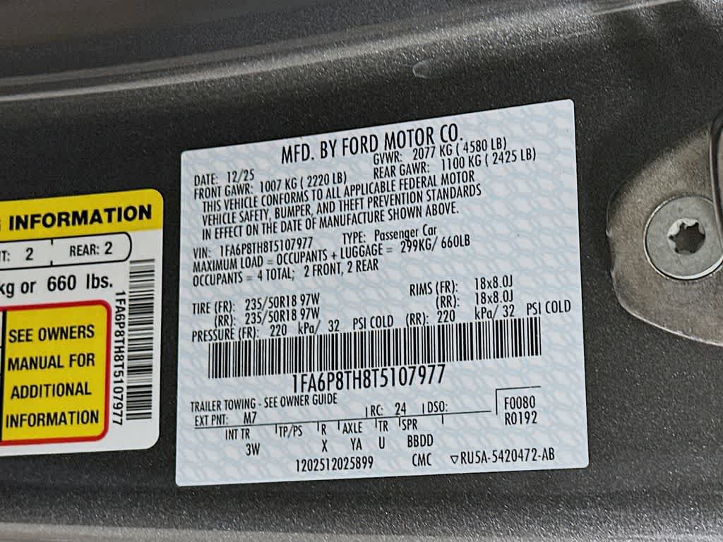 New 2026 Ford Mustang Premium RWD image 20