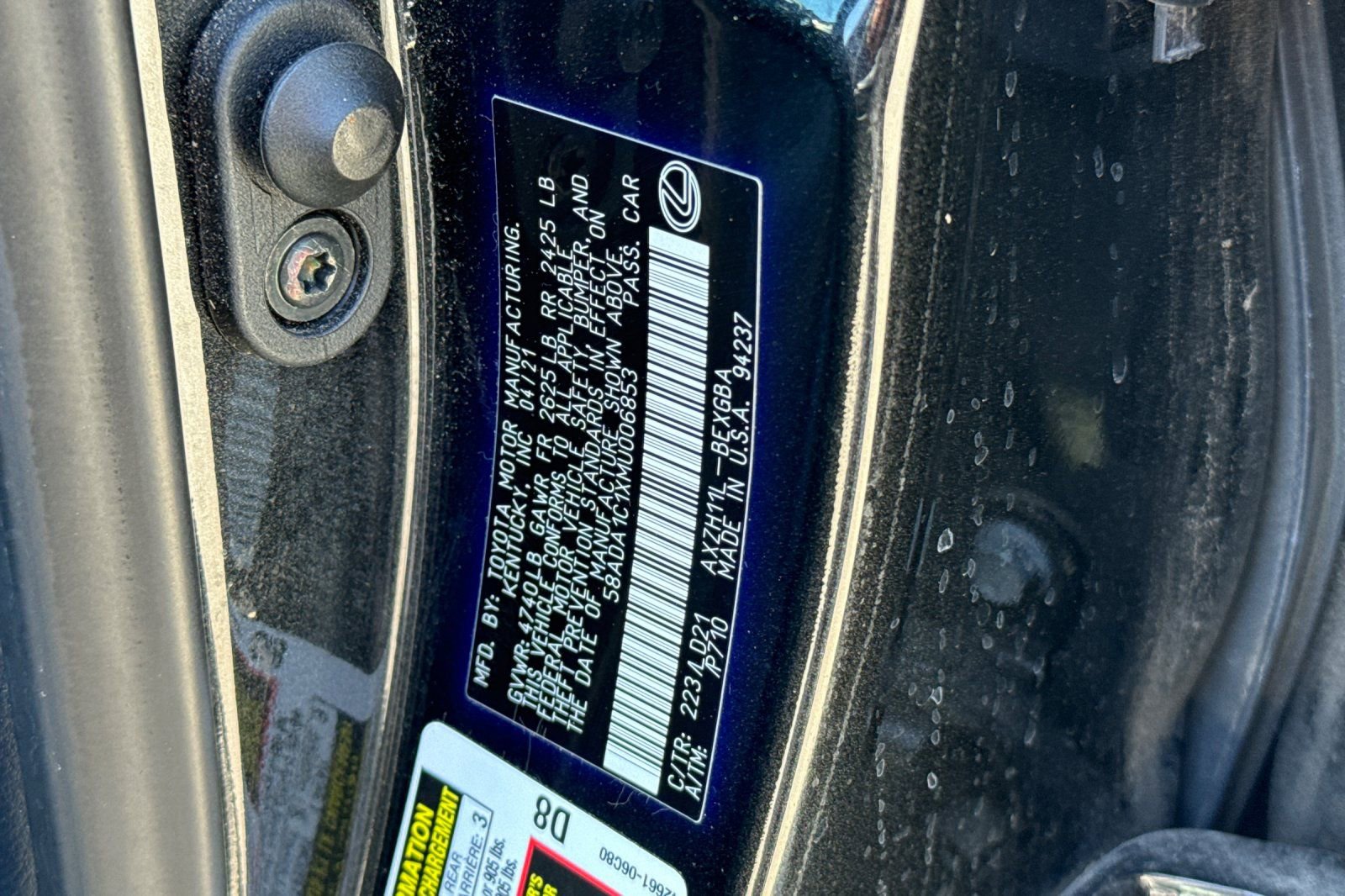 Used 2021 Lexus ES 300h w/ Premium Package FWD image 28