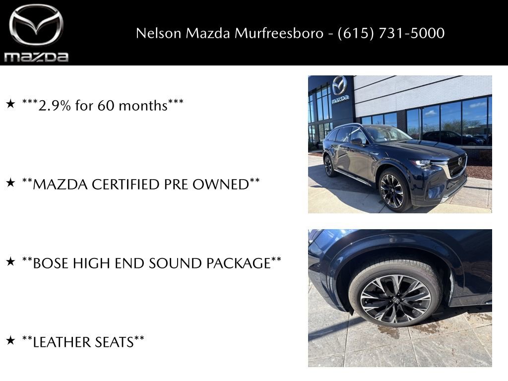 Certified 2025 MAZDA CX-90 3.3 Turbo S w/ Premium Plus AWD/4WD image 42