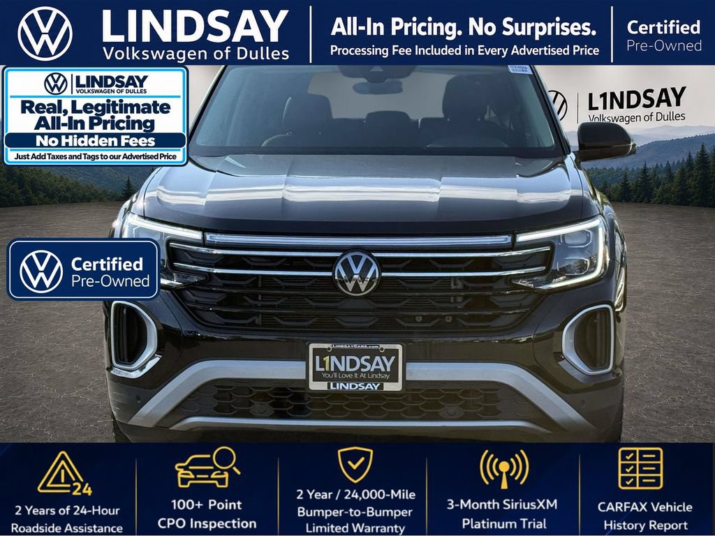 Used 2024 Volkswagen Atlas Peak Edition SE AWD/4WD image 3