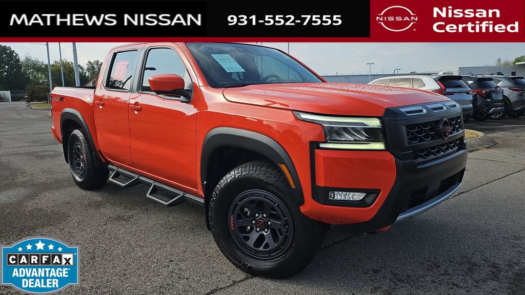Certified 2025 Nissan Frontier PRO-4X w/ Pro Convenience Package AWD/4WD image 1