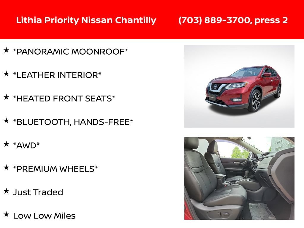 Used 2019 Nissan Rogue SL w/ Premium Package AWD/4WD image 6