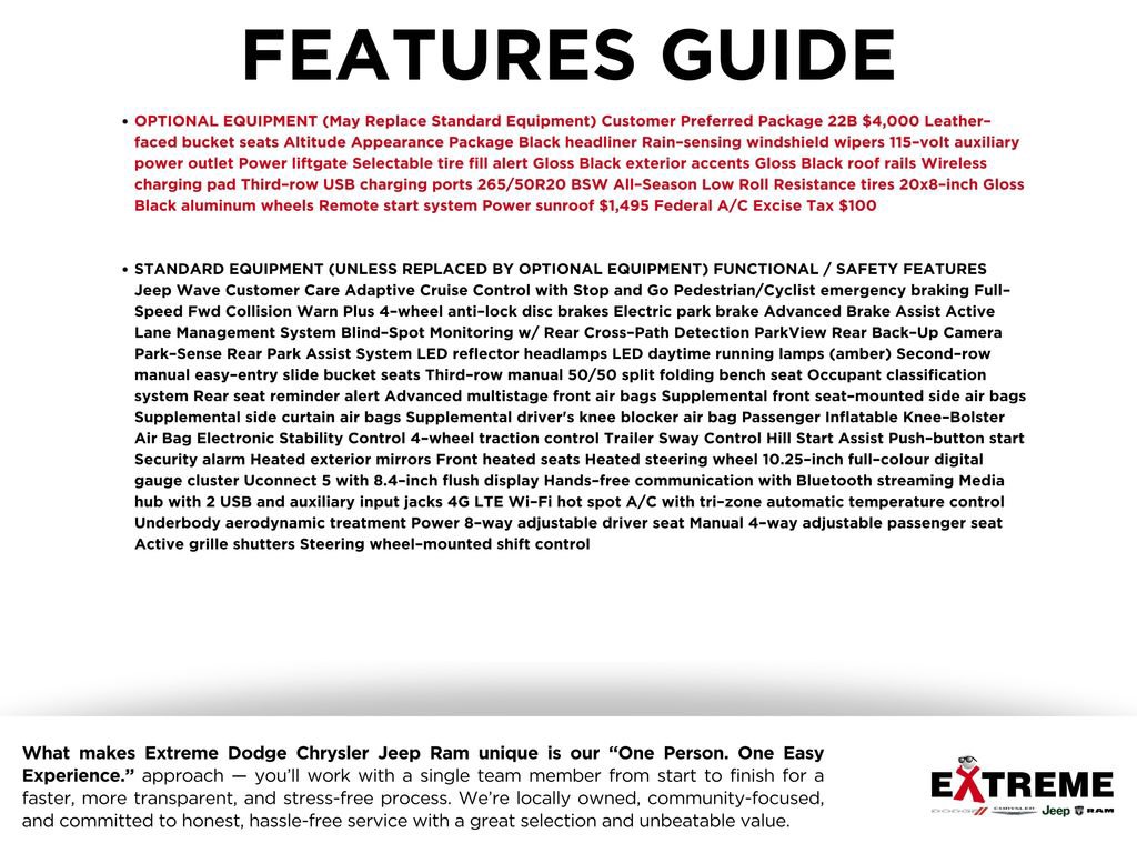 Used 2022 Jeep Grand Cherokee L Laredo AWD/4WD image 2