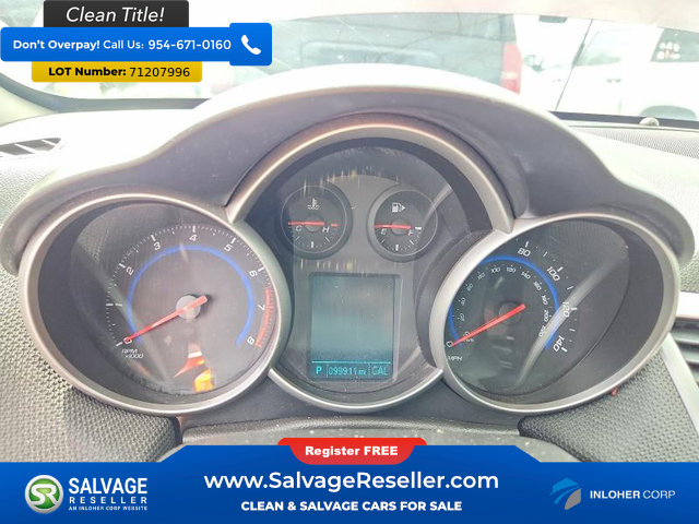 Used 2016 Chevrolet Cruze LT w/ Sun And Sound Package FWD image 12