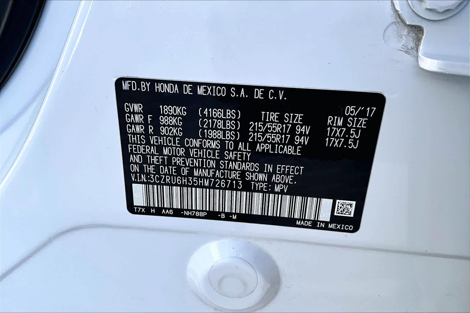 Used 2017 Honda HR-V LX image 36