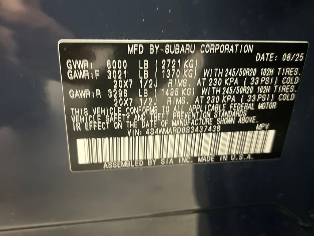 Certified 2025 Subaru Ascent Bronze Edition w/ Popular Package #2 image 35