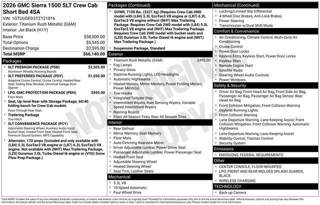 Used 2026 GMC Sierra 1500 SLT w/ SLT Premium Package image 21