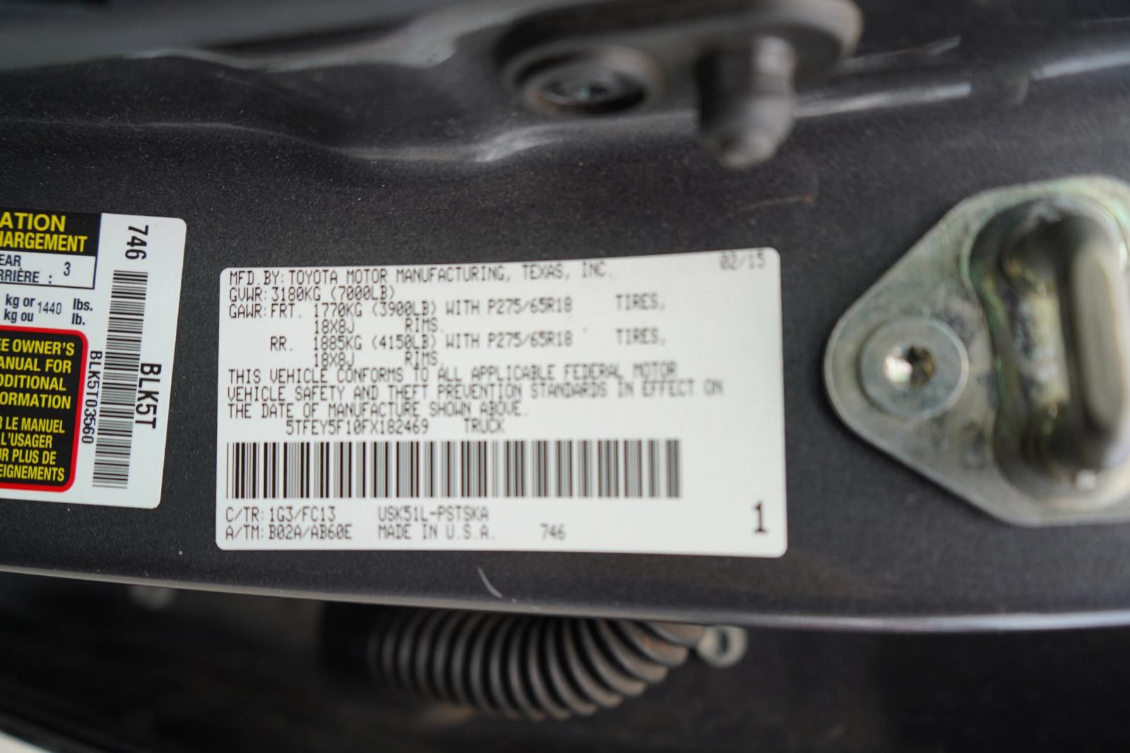 Used 2015 Toyota Tundra SR5 RWD image 10