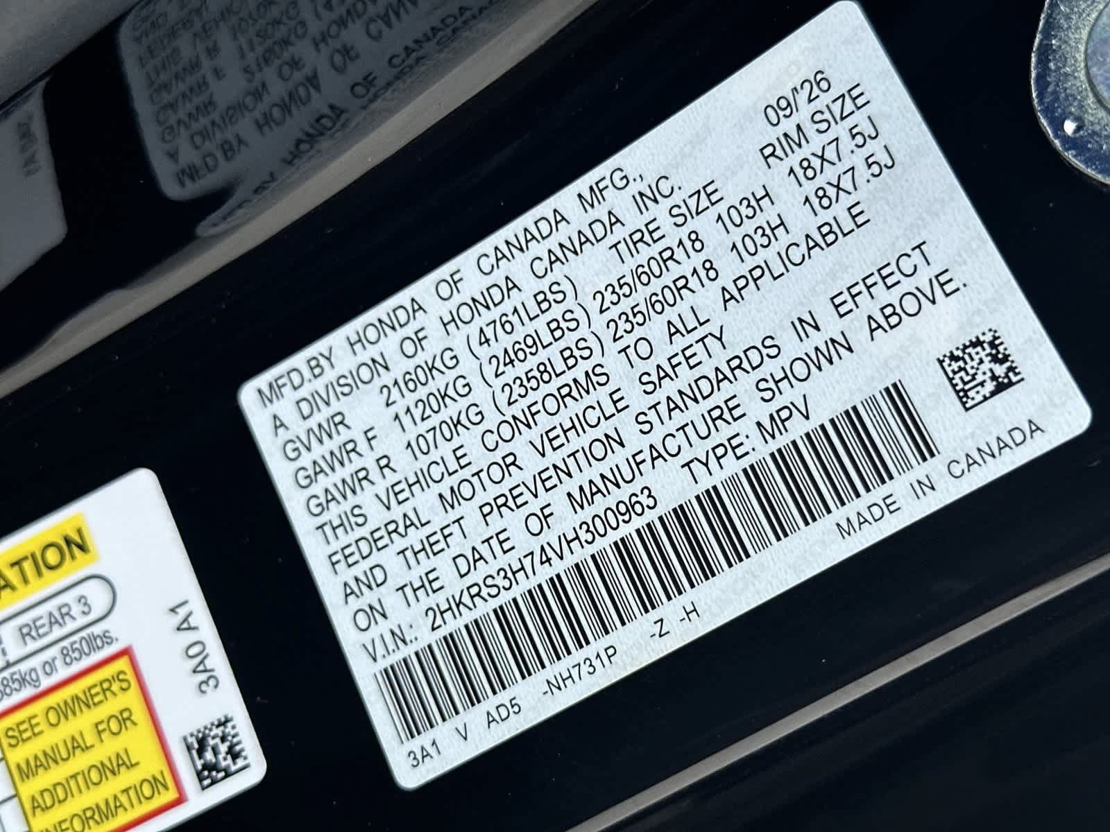 New 2027 Honda CR-V EX-L image 22