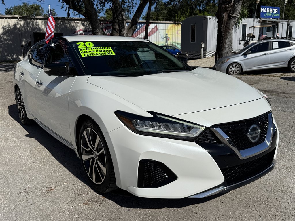 Used 2020 Nissan Maxima 3.5 SV w/ Floor Mat Group FWD image 1