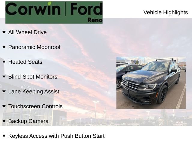 Used 2020 Volkswagen Tiguan SE R-Line w/ 3rd Row Seat Package AWD/4WD image 8