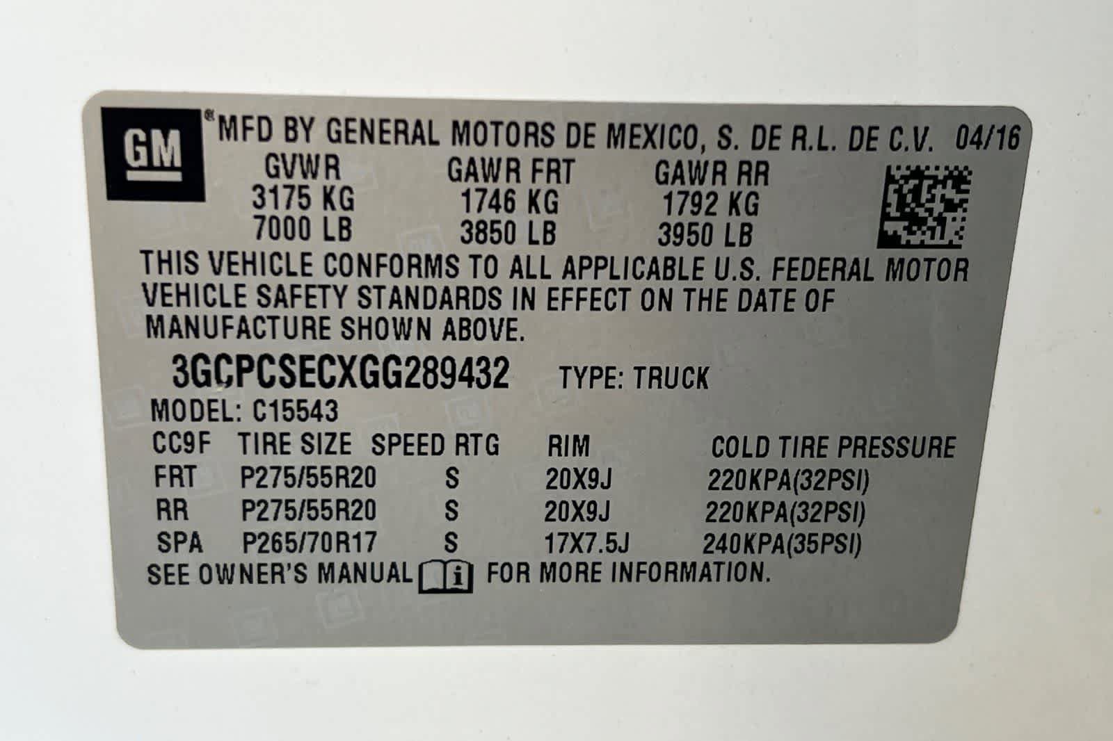 Used 2016 Chevrolet Silverado 1500 LTZ w/ Sport Package RWD image 29