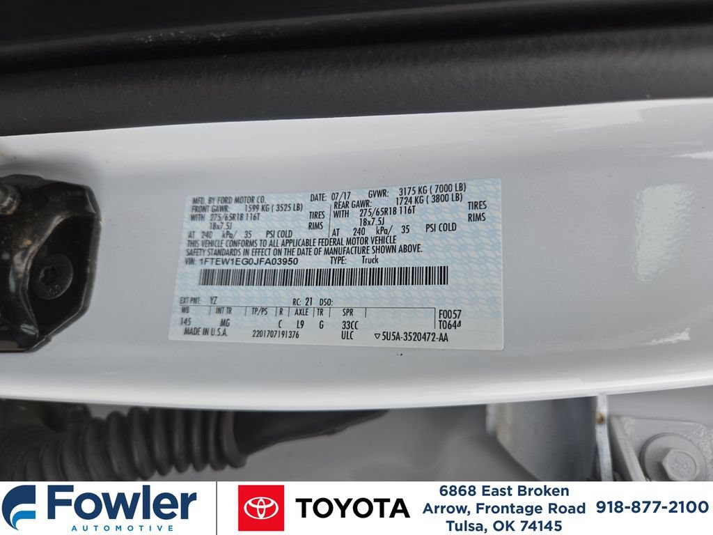 Used 2018 Ford F150 XLT w/ Equipment Group 302A Luxury AWD/4WD image 24