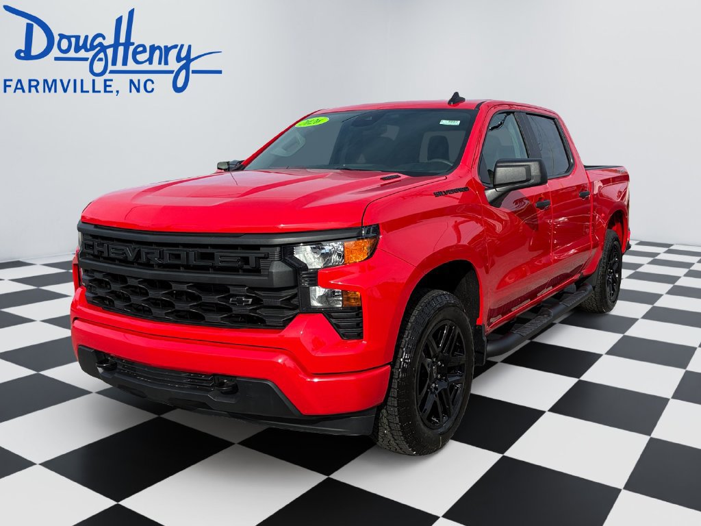 New 2026 Chevrolet Silverado 1500 Custom w/ Turbomax Blackout Package