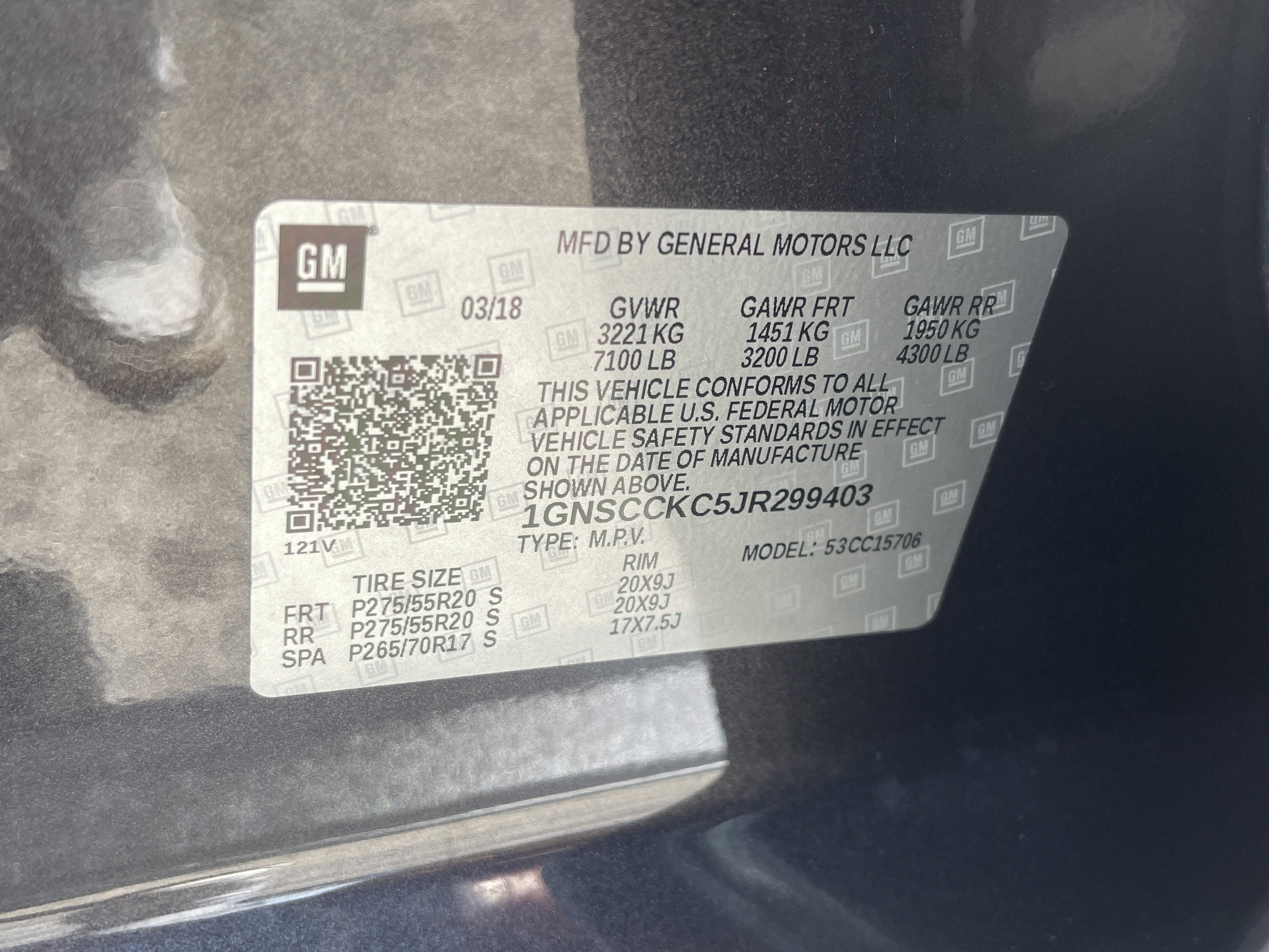 Used 2018 Chevrolet Tahoe Premier RWD image 10