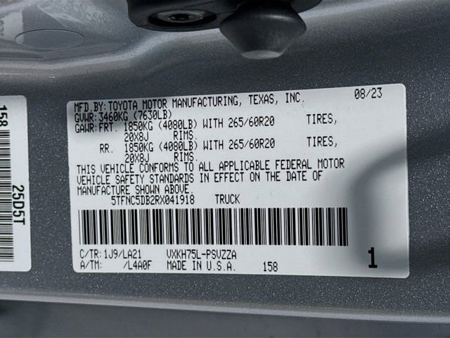 New 2024 Toyota Tundra Platinum image 26