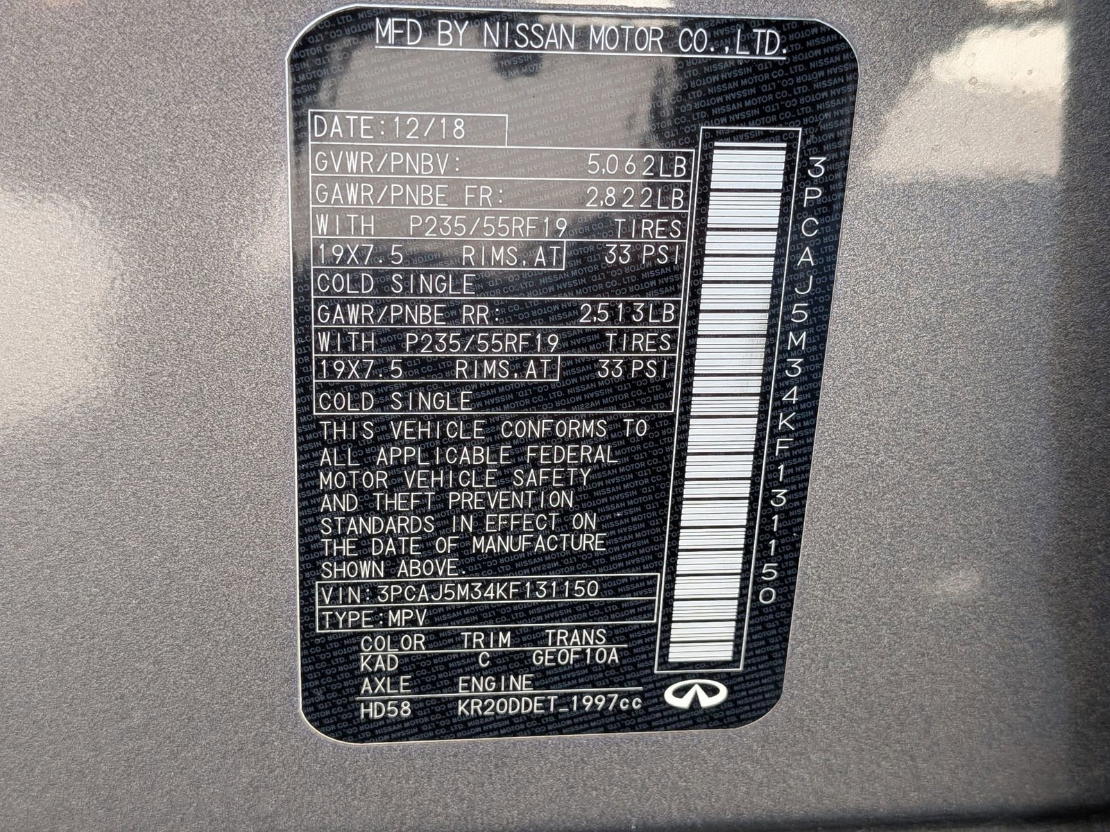 Used 2019 INFINITI QX50 Essential w/ Premium Heat Package AWD/4WD image 44