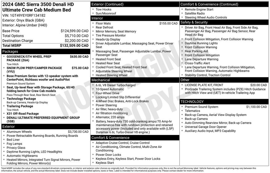 Used 2024 GMC Sierra 3500 Denali Ultimate AWD/4WD image 2