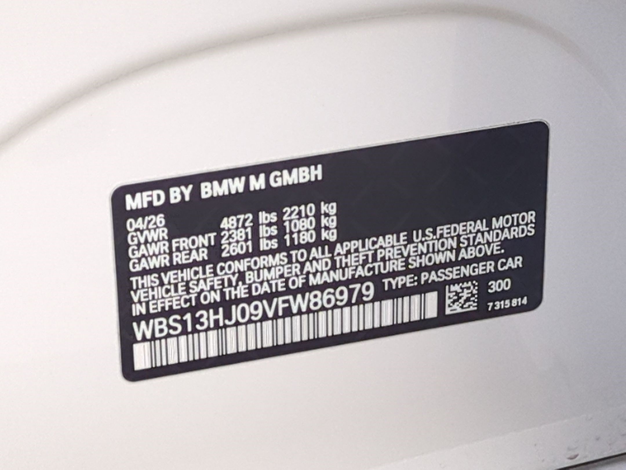 Used 2027 BMW M3 w/ Executive Package RWD image 33