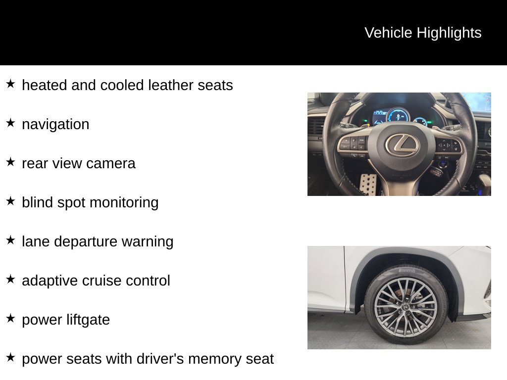Used 2020 Lexus RX 450h F Sport w/ Accessory Package AWD/4WD image 10