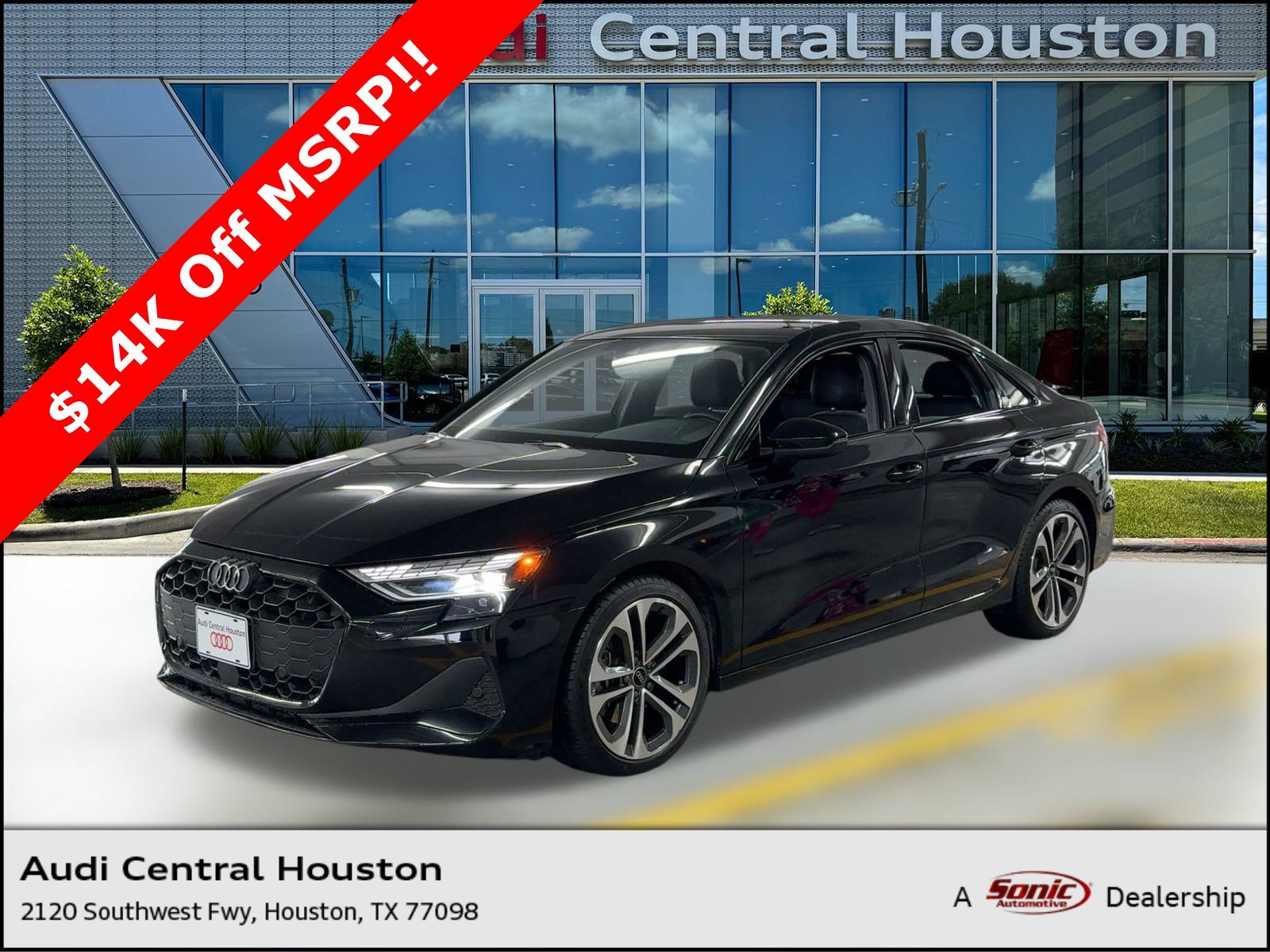 Certified 2025 Audi A3 2.0T Premium w/ Black Optic Package