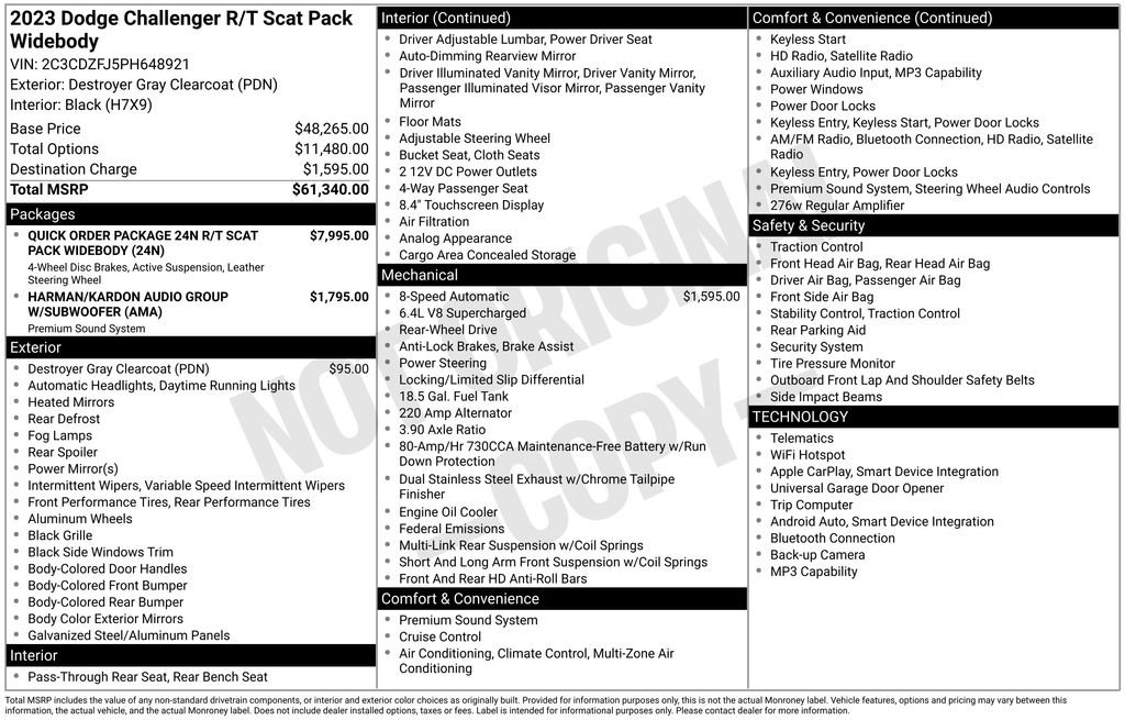 Used 2023 Dodge Challenger R/T Scat Pack image 48