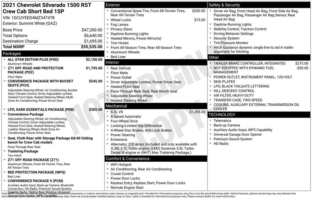 Used 2021 Chevrolet Silverado 1500 RST w/ All Star Edition Plus AWD/4WD image 46