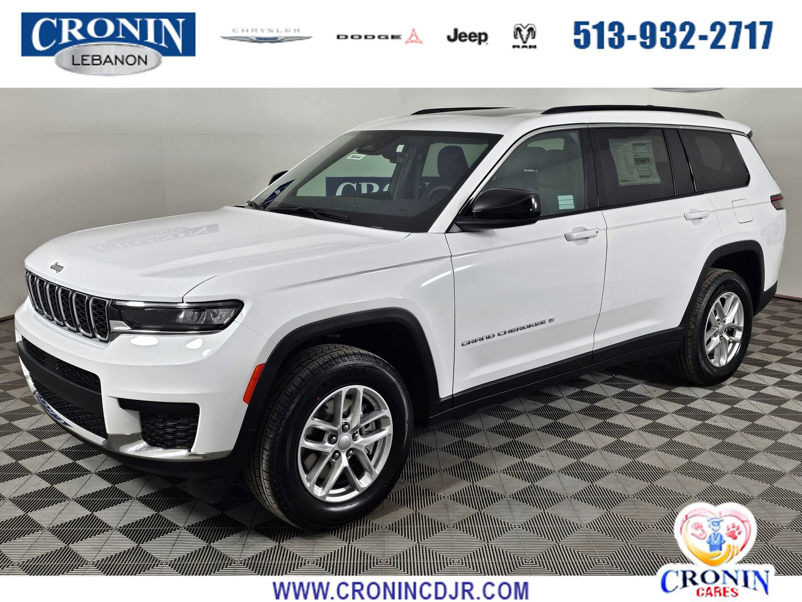 New 2025 Jeep Grand Cherokee L Laredo w/ Luxury Tech Group I AWD/4WD image 1