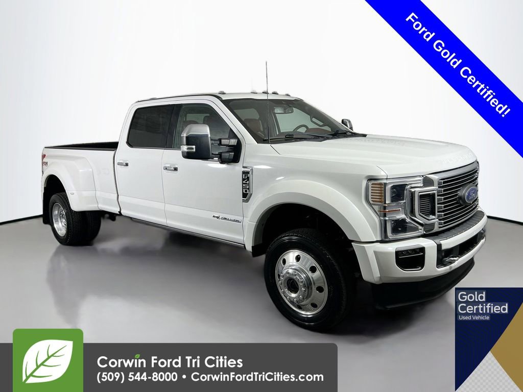 Certified 2022 Ford F450 Platinum w/ FX4 Off-Road Package AWD/4WD image 1