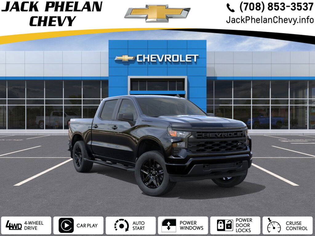 New 2026 Chevrolet Silverado 1500 Custom w/ LPO, Dark Essentials Package