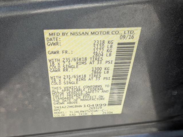 Used 2017 Nissan Murano SL w/ SL Technology Package image 26