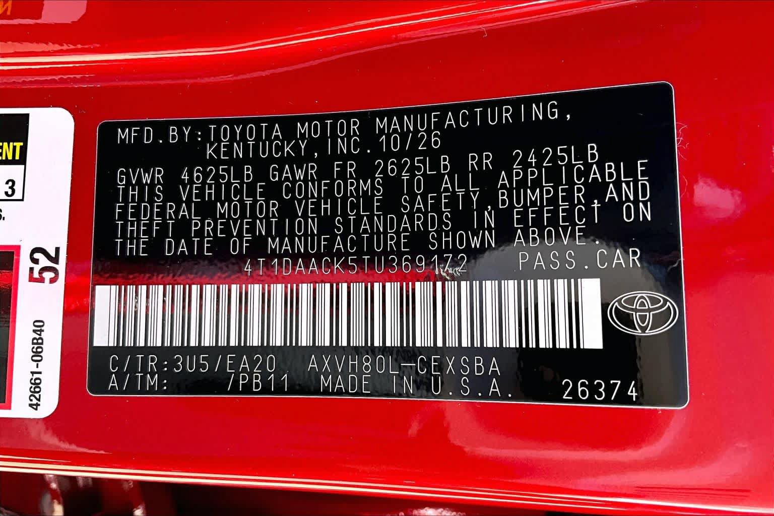 New 2026 Toyota Camry SE w/ Convenience Package FWD image 20