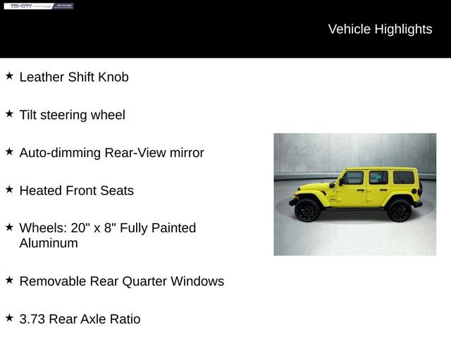 Used 2023 Jeep Wrangler Sahara 4xe w/ Cold Weather Group image 11