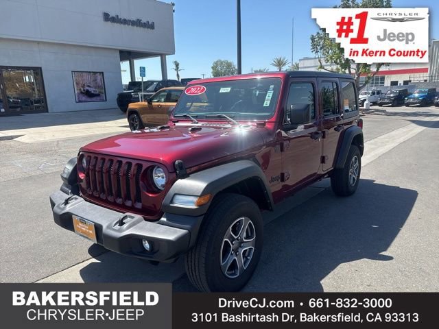 Certified 2022 Jeep Wrangler Unlimited Sport AWD/4WD image 1