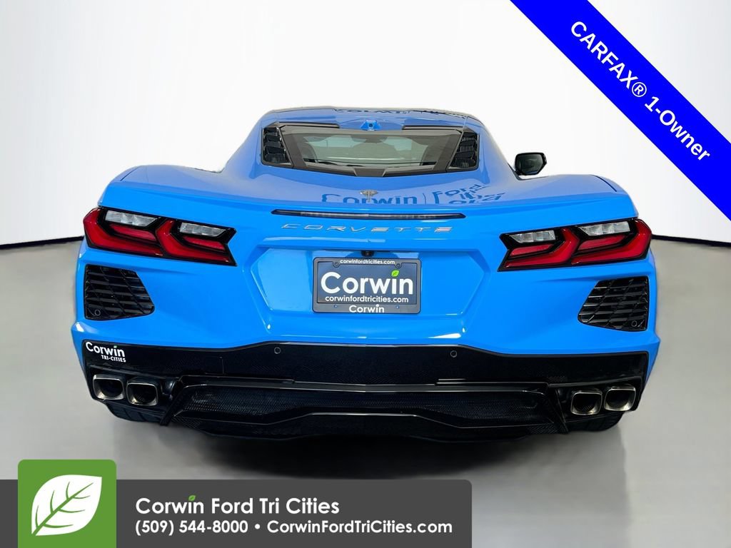 Used 2024 Chevrolet Corvette Stingray Coupe w/ Chrome Exterior Badge Package RWD image 14