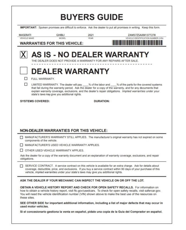 Used 2021 Maserati Ghibli Trofeo image 30