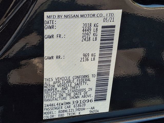 Used 2021 Nissan Altima 2.5 SL AWD/4WD image 30